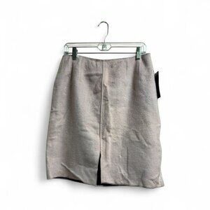 Harvé Benard Wool Blend Skirt 12P Pink Beige Lined NWT Collection Petite 21”